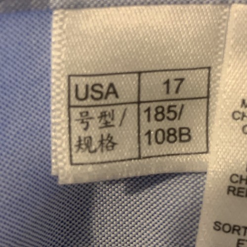 Brooks Brothers 346 Shirt Men 17-6/7 NEW Oxford Button Slim Lightweight Blue NWT - Picture 12 of 13