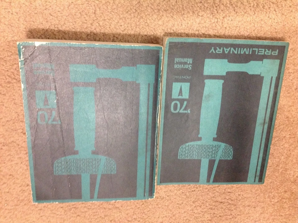 Pontiac Firebird 1970 transmisión AM GTO taller de servicio manual de reparación conjunto con preliminar Foto 2 de 4