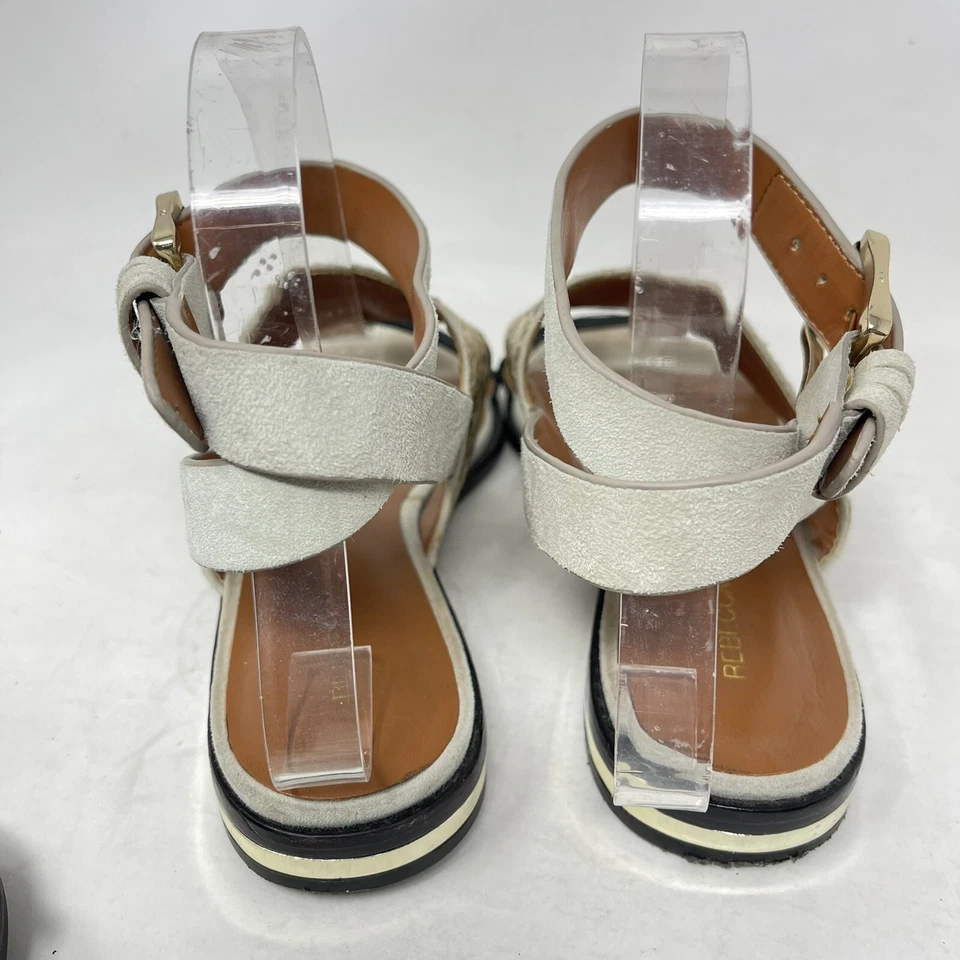 Босоножки женские Rebecca Minkoff с плоской пряжкой на лодыжке размер 7 для рептилий богемное тихое роскошное - Изображение 3 из 4