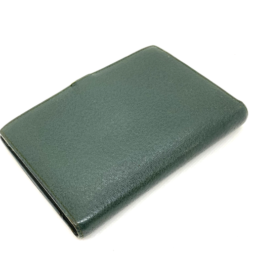 Auth GUCCI Agenda Dark green Leather Planner Organizer Diary Note Book Cover - Picture 2 of 10