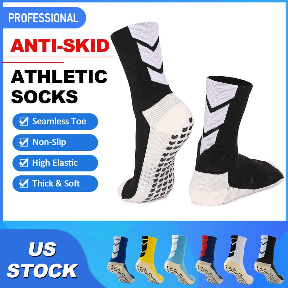 calcetines antideslizantes futbol yoga ejercicio medias hombre mujer 3Pairs