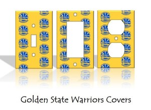 golden state warriors light switch cover