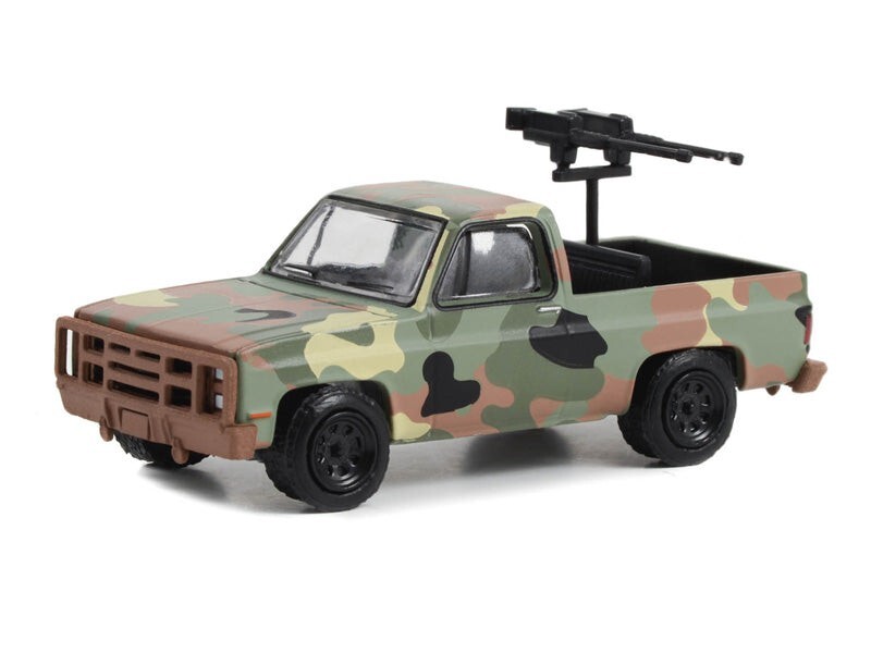 CHASE 1984 Chevrolet M1009 CUCV in Camouflage 1:64 Scale