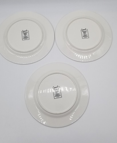Vintage 3er Set Victoria Beale Akzente Casual #9019 Salatteller 7,5" Geometrisches Muster - Bild 5 von 7
