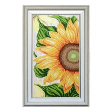 Sunflower Bead Embroidery Scheme on Canvas DIY Stamped Printed Pattern t-1107