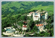 Postcard California San Simeon Estate Hearst Castle Aerial View Chrome  6x4 M299