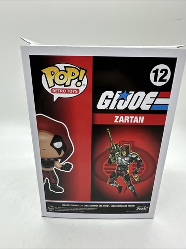 Funko Pop G.I. JOE ZARTAN Figure #12 RETRO SERIES Damaged Box - Picture 5 of 8