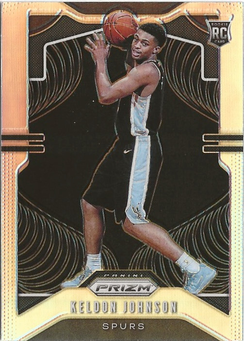 2019-20 Panini Prizm Keldon Johnson Silver Prizm SP RC
