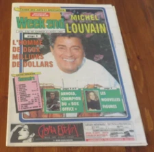 Cahier Week-end 1991 MICHEL LOUVAIN Arnold Schwarzenegger YES Jen Roger BULLET B