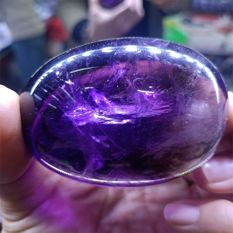65g AAA Natural Amethyst Quartz Rough Stone for Polishing & Reiki Healing
