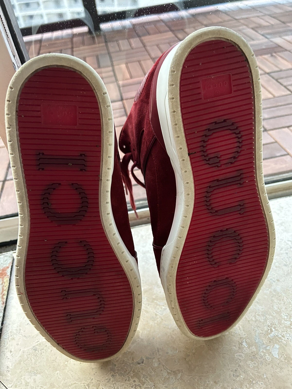 Baskets Gucci Hi Top homme taille 10G