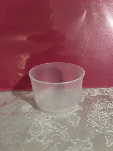 Tupperware Set di 4 tazze snack ciotole trasparenti SENZA GUARNIZIONI. Nuovissimo di zecca! Ottimo deposito! - Foto 2 di 4