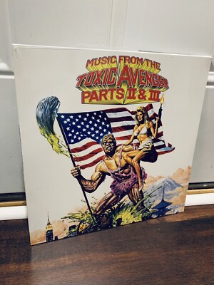 The Toxic Avenger Soundtrack pt II & III LP Toxie Swirl Vinyl Lloyd Kaufman