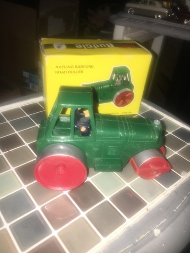 Vintage Budgie Toys 701 Diecast Aveling Barford Road Roller Boxed Excellent - 第 3/12 張圖片