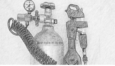 Argon Wine Adapter  w/ Regulator , 10ft coiled hose compatible with Coravin