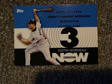 2007 Topps Generation Now Insert #GN119 Twins Justin Morneau Baseball Card