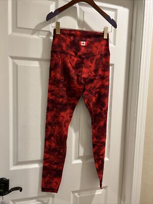 NWT Lululemon  Align 28'' Pant Metamorphic Glow Red Team Canada  Size :4& 6
