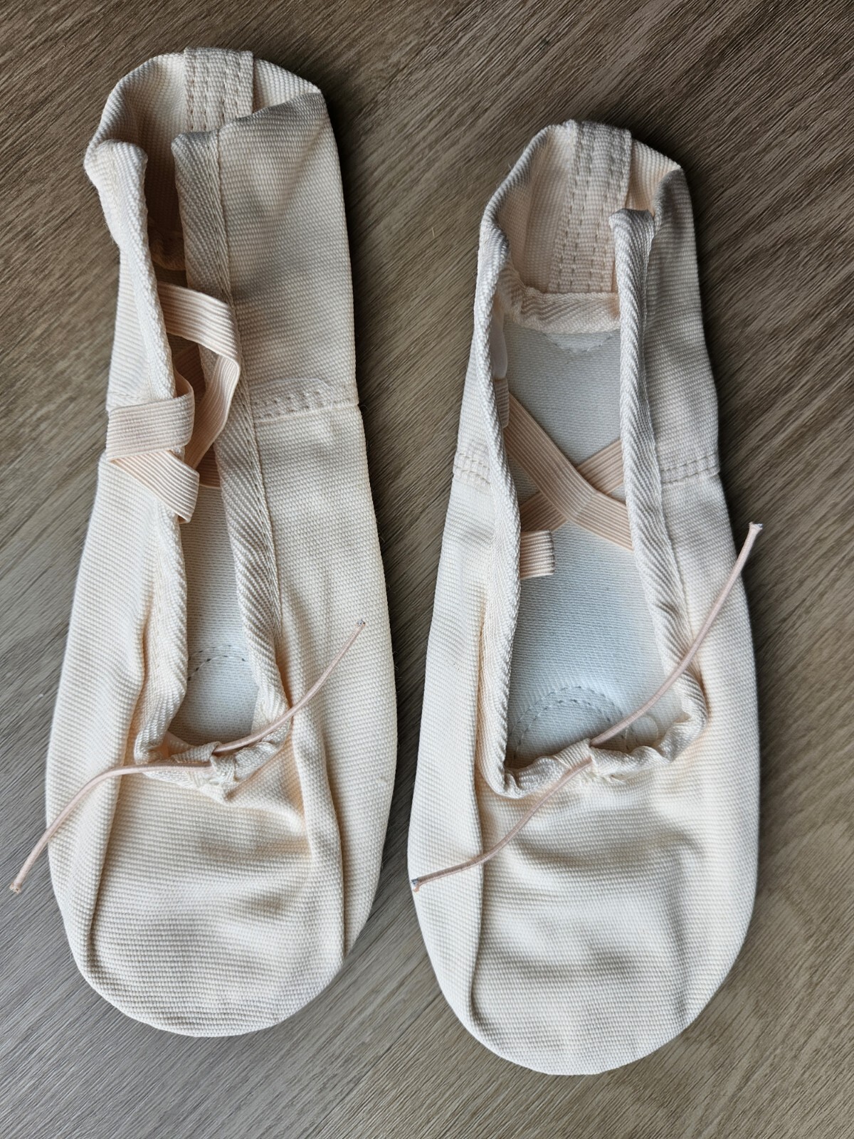 SAOLA Danzcue Pantofole da Balletto Suola Spaccata Tela Rosa Taglia 9M