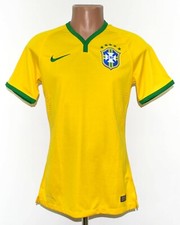 BRAZIL NATIONAL TEAM 2014/2015 HOME FOOTBALL SHIRT NIKE SIZE S ADULT