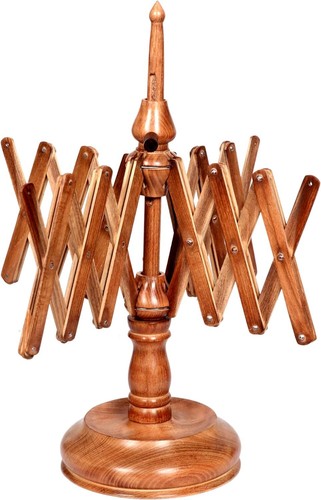 Antique Wooden Yarn Ball Winder Handmade Fiber Ball Winder Knitting Crocheting - Picture 5 of 21