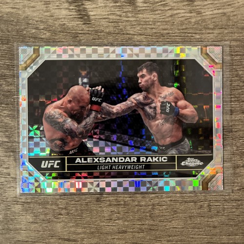 2024 Topps Chrome UFC ALEXSANDAR RAKIC X-Fractor Refractor #11