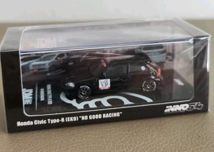 イノモデル Civic Type R EK9 NO GOOD RACING INNO64 Honda Civic Type-R (EK9) No Good Racing Red Bull IN64
