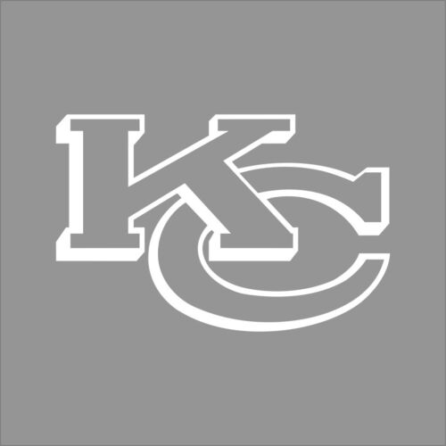Kansas City Chiefs #2 NFL Team Logo 1Color Vinyl Decal Sticker Car Window Wall - Picture 1 of 7