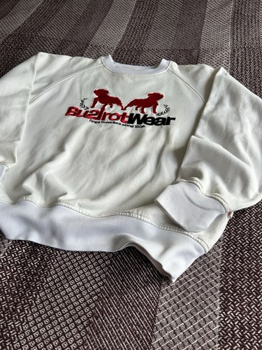 Vintage Bullrot Wear Rare Baggy Embroidered Big Logo Sweatshirt Size XXL Mens - Bild 3 von 15