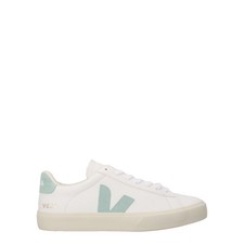 VEJA Womens Campo Matcha Trainers Leather Low Tops White Turquoise EU 34 RRP 150