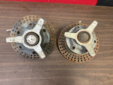 Vintage Midget Sprint Car Halibrand Knock Off Spindles Hubs Brakes Parts 826