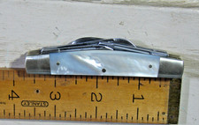 Vtg BEAUTIFUL Frank Buster Congress Six Blade Pearl