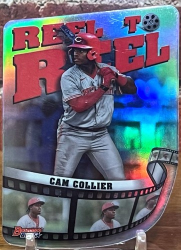 CAM COLLIER • 2023 Bowman's Best • Reel To Reel • #RR-12 • Cincinnati Reds - Picture 1 of 3