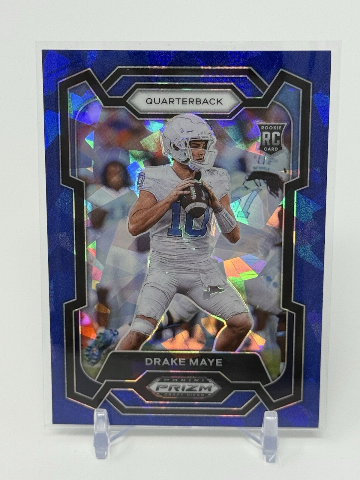 2024 Panini Prizm Draft Picks - Drake Maye #103 Blue Ice Prizm /99 (RC)