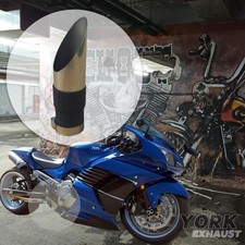 2.25 L.i.c Motorcycle Short Universal Gp Exhaust Shorty Muffler Pipe 2 14