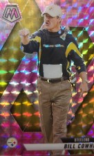 2025 Panini Mosaic - Bill Cowher #226 Camo Pink Mosaic Prizm