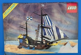 VINTAGE LEGO PIRATE SET 6274 - CARIBBEAN CLIPPER WITH MANUAL