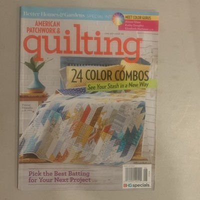 American Patchwork & Quilting, June 2017 Quilting pattern attached/uncut