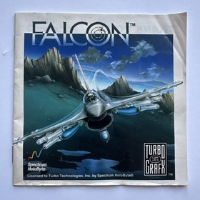 Falcon (Turbografx-16, 1992) Game with Manual NTSC-U/C US Version