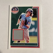 2022 Panini USA Baseball Stars Stripes Materials Everett Johnson #USAM-EJ Jersey