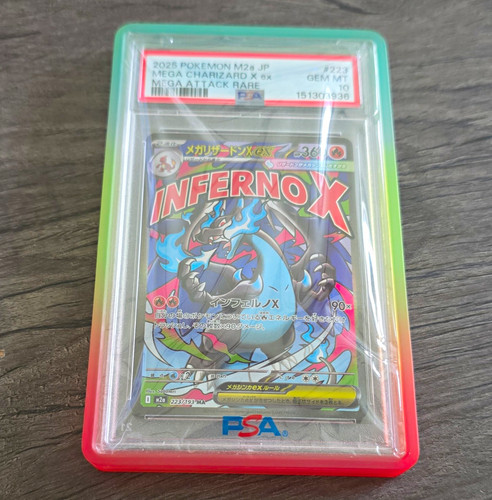 Pokemon PSA 10 Mega Charizard X ex 223/193 JP M2a Mega Dream EX Holo MAR