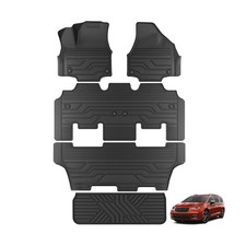 KARPAL Floor Mats for 2017-2025 Chrysler Pacifica 7-Seats Not for Hybrid , A...