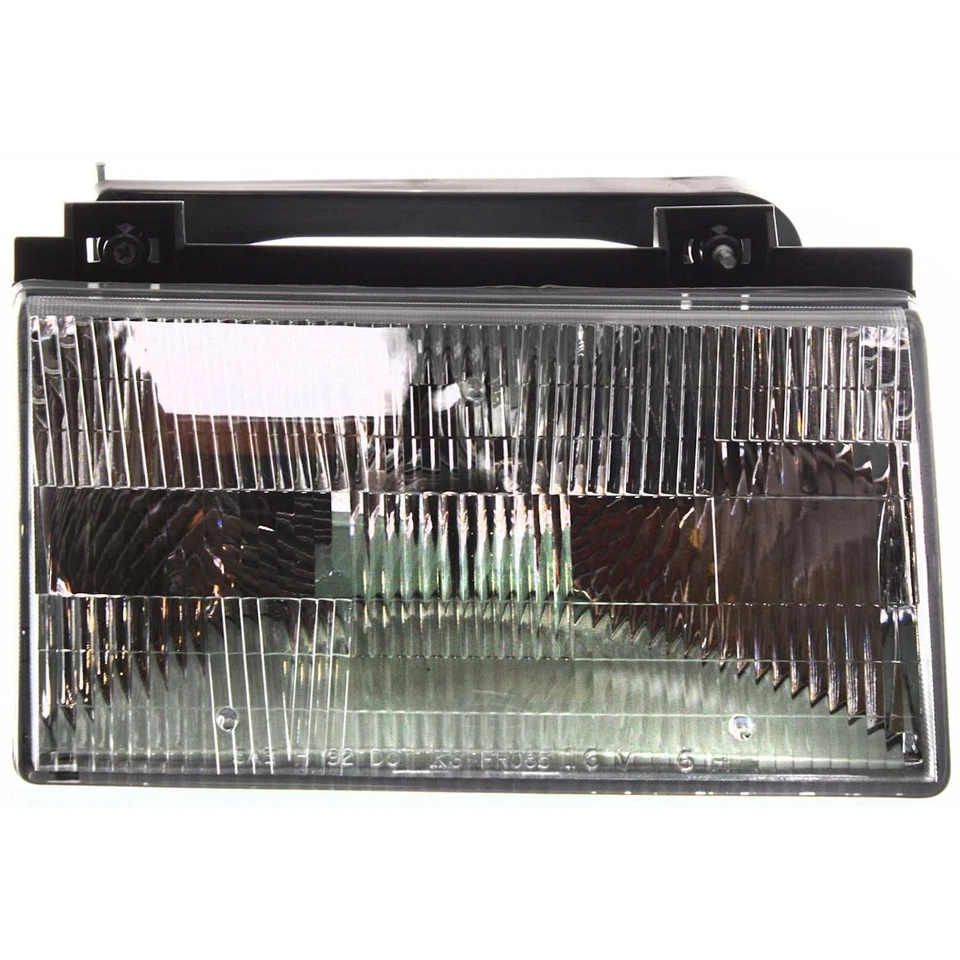 Driver and Passenger Side Headlights For Ford Tempo 1988-1991 Halogen w/ Bulb/s - Image 3 of 4