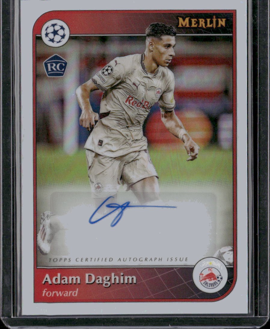 2024/25 Topps Merlin UEFA Adam Daghim Auto RC FC Salzburg #AU-AD