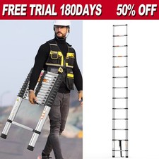 Stainless Telescopic Extension Ladder Folding Step Multi-use Non-slip Ladders