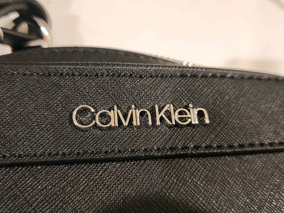 Calvin Klein Black Small Crossbody Bag Purse 8x6 - Image 3 of 4