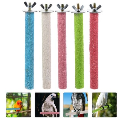 5 Pcs Pfotenreiben Papageien-sitzstange Spielzeug Papageien-Spielständer