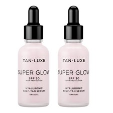 Tan Luxe Super Glow SPF 30 Hyaluronic Self-Tan Serum, 50ml SET OF 2 
