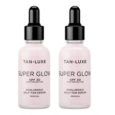 Tan Luxe Super Glow SPF 30 Hyaluronic Self-Tan Serum, 50ml (SET OF 2)