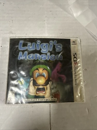 Luigi's Mansion Nintendo 3DS Cartridge Case Complete With Insert Tested Works