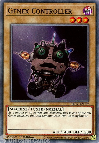 SDFC-EN019 Genex Controller Common 1st Edition Mint YuGiOh Card